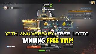 12th ANNIVERSARY FREE VVIP Lotto Spin | Kitotski wins FREE VIP!