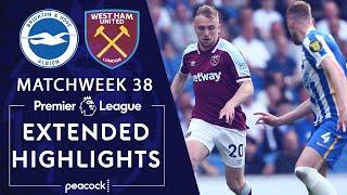 Brighton v. West Ham United | PREMIER LEAGUE HIGHLIGHTS | 5/22/2022 | NBC Sports