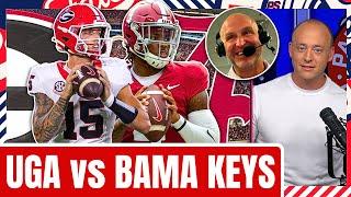 UGA vs Alabama Biggest Keys - Josh Pate & Cole Cubelic