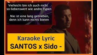 SANTOS x Sido - Geschlossene Augen / Karaoke Lyric Piano Version