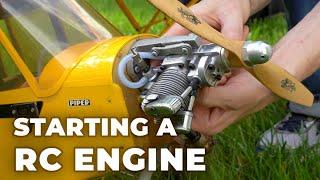 Starting An RC Engine | Saito .62 4-stroke glow