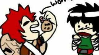 Gaara & Lee - Gaara Eats A Cookie Off The Floor