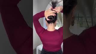 French pin UPdo ️ #hairtutorial