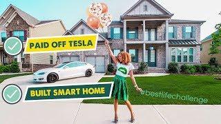 HOW I PAID OFF MY TESLA IN 1 YEAR and BUILT A SMART HOME!