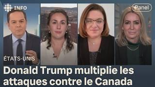 Donald Trump menace encore le Canada | Zone Info