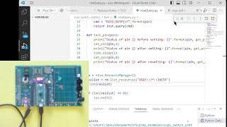 Raspberry Pico Lab Switch with SCPI and USBTMC support - test with PyVISA