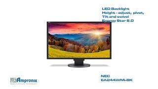 NEC EA244WMi-BK (EA244WMiBK) Monitor Display - Sales | Service | Repair | Replacement