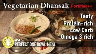 Veg Dhansak Recipe | Healthy & tasty one bowl meal | Healthy working lunch Authentic Parsi dhansak