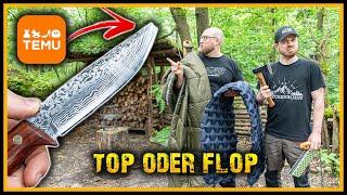 TEMU einfach nur Schrott!? - Bushcraft Ausrüstung von TEMU im Test - Survival Outdoor Gear