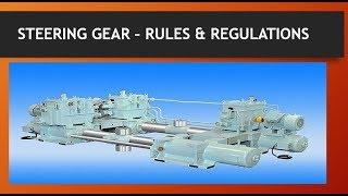 STEERING GEAR  RULES & REGULATIONS