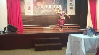 Payal Rajeev Krishna In Bharathanatyam competition Stage Isc Abudhabi