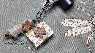 How to Make Miniature Books & Charms for Your Junk Journal | Tutorial