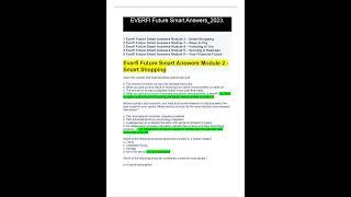 EVERFI Future Smart Answers 2023; All Modules 2 6 pdf