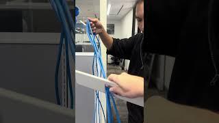 Fixing Exposed Cat6 in Cubicles