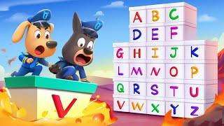 ABC Surprise Box | A to Z!  Kids Learn English Alphabet | Educational Cartoon | Sheriff Labrador