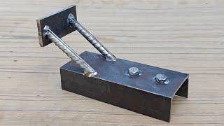 Millions of people don't know about this amazing homemade iron vise | DIY