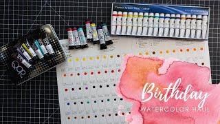 WATERCOLOR PAINT HAUL from Jerry's Artarama - June 2020