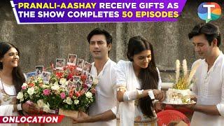 Pranali Rathod & Aashay Mishra receive GIFTS from fans as their show 'Durga' completes 50 episodes