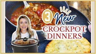 3 INCREDIBLE brand new recipes!! | Easy Crockpot Meals | Cook Clean And Repeat