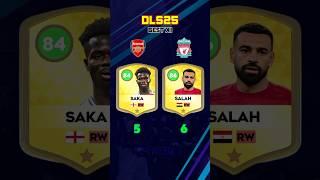 DLS25 | Arsenal vs Liverpool FC ️  Best XI #dreamleaguesoccer2025 #dlsplayers #dls