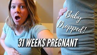 Baby Dropped! How I'm Feeling at 31 Weeks Pregnant with My Third Baby | Choosing A Baby Name Is Hard