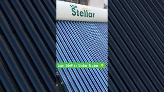 Sun Stellar Solar Gyser Installed By Dolphin Solars  #solarenergy  #shortsfeed #shorts #ytshorts