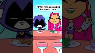 Teen Titans Go! | Who Likes Vegetables? | Cartoon Network UK #shorts