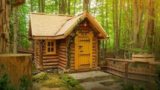 I Spent 365 DAYS ALONE in the Forest Building a Log House