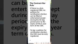 What is the Contract Bar Rule about? #lawstudentph #lawschoolph