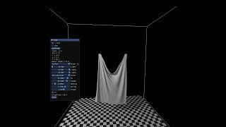 Real-time cloth simulation with extended position-based dynamics (XPBD) using CUDA (2)