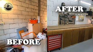 Motorcycle Garage Makeover - Time Lapse | Season 18 | Episode 8