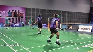 Badminton Jump Smash (Slow Motion)