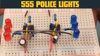 How to Make LED Police Lights With 555 Timer