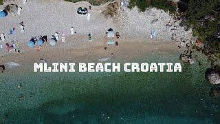 Mlini Beach Croatia Cinematic Drone View Dji Mavic Mini