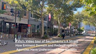 Watch:  Video tour of Sacramento's K Street