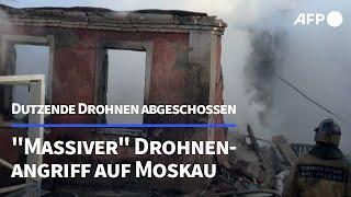 Russland meldet bislang größten ukrainischen Drohnenangriff auf Moskau | AFP