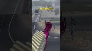 When YOU LOSE Your BRAKES!!! In the RAIN | American Truck Simulator #shorts #ats #simulator