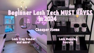 Lash Tech MUST HAVES all beginner lash techs need |Free Lash Vendor|Lash business tips|Lash Supplies