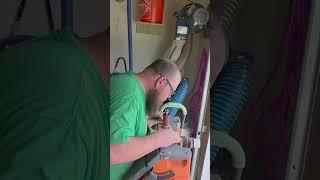 my go-to tool for smooth curves #ridgid #powertools #woodworking #diywoodworking#makersgonnamake