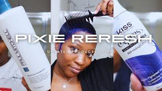 Pixie Hair Refresh! Updated Products and Tips 2024 | Ayana Abakah