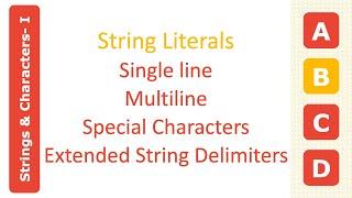 Lesson 3.1 - Strings and Characters | Swift Coding Tutorial | ABCD