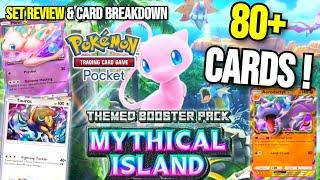 CELEBI EX, MEW EX in Pokemon TCG Pocket: New MYTHICAL ISLAND Expansion Pack!