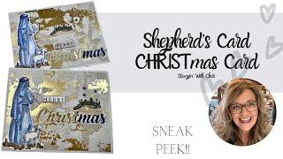 Stunning CHRISTmas Card With Shepherd's Care from Stampin' Up!