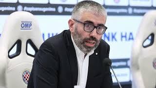 Predsjednik Hajduka Ivan Bilić održao izvanrednu press konferenciju o Nikoli Kaliniću