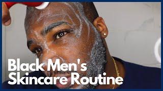 BLACK MEN’S SKINCARE ROUTINE FT. BLACK WOLF NATION, OLAY, HERITAGE STORE, HIMS, VASELINE