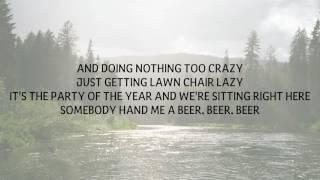 JAMES BARKER BAND - LAWN CHAIR LAZY LYRICS