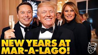 Inside Trump’s EPIC New Year’s Eve Party | Trump Entrance Had Reporters Gasping: ‘Golden Era Here!’