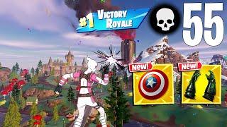 55 Elimination Solo Vs Squads Gameplay Wins (New! Fortnite Chapter 5 Season 4 PS4 Controller)