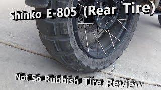 Shinko E-805 Review (Rear Tire) "Fantastic!"