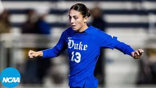 Mia Minestrella ties Duke tournament record with 4 goals in first round win